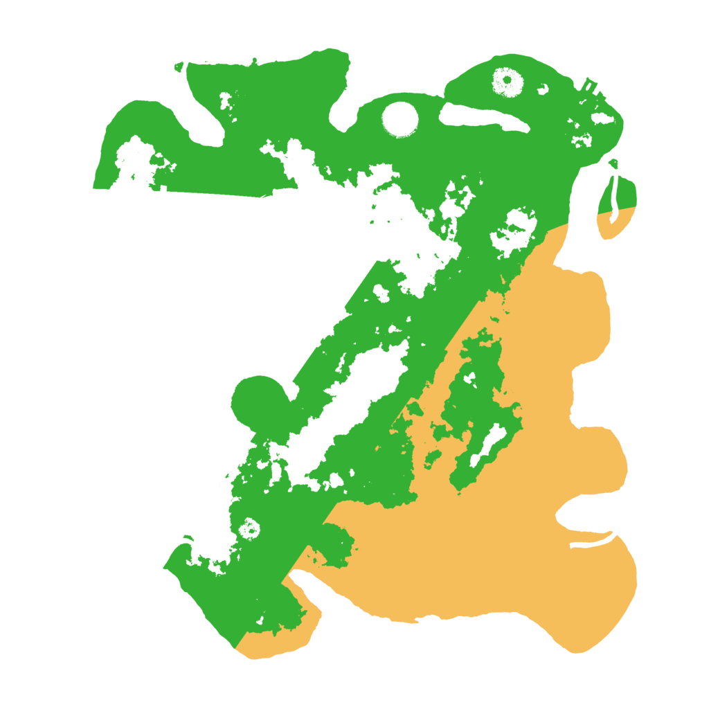 Biome Rust Map: Procedural Map, Size: 3500, Seed: 38416937