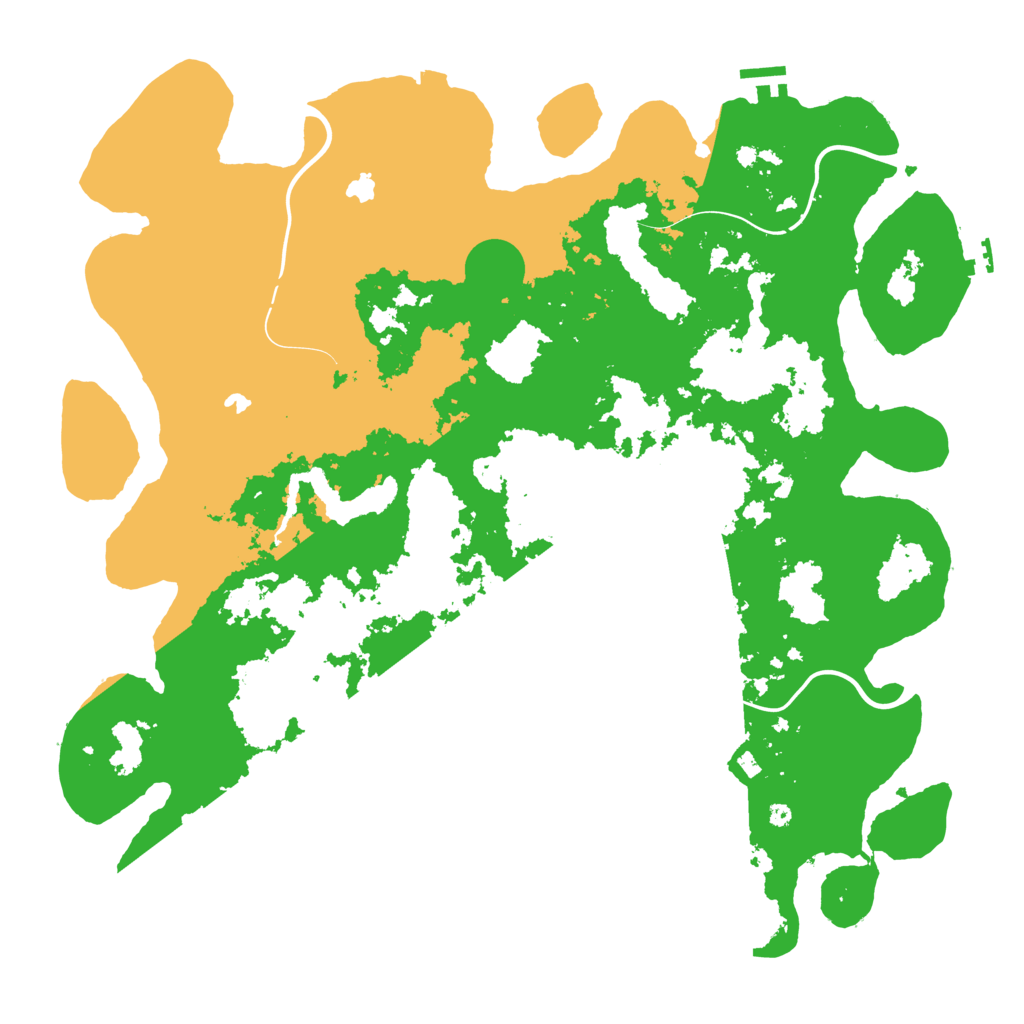 Biome Rust Map: Procedural Map, Size: 4500, Seed: 1708035229