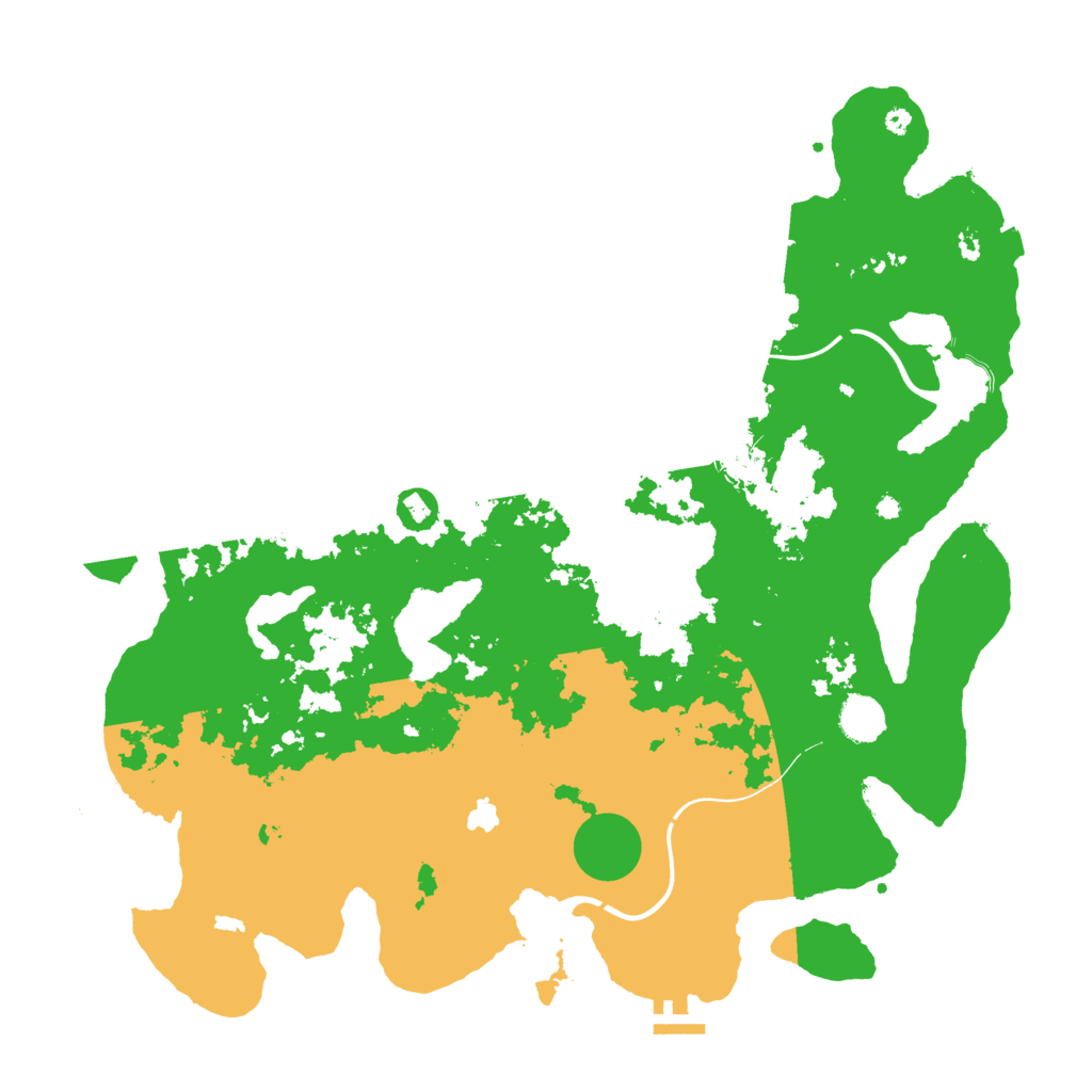 Biome Rust Map: Procedural Map, Size: 4250, Seed: 31303