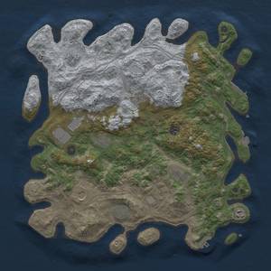 Thumbnail Rust Map: Procedural Map, Size: 4250, Seed: 852941772, 18 Monuments