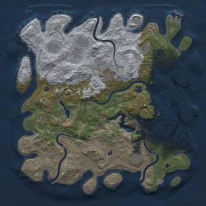 Thumbnail Rust Map: Procedural Map, Size: 4250, Seed: 852941772, 15 Monuments