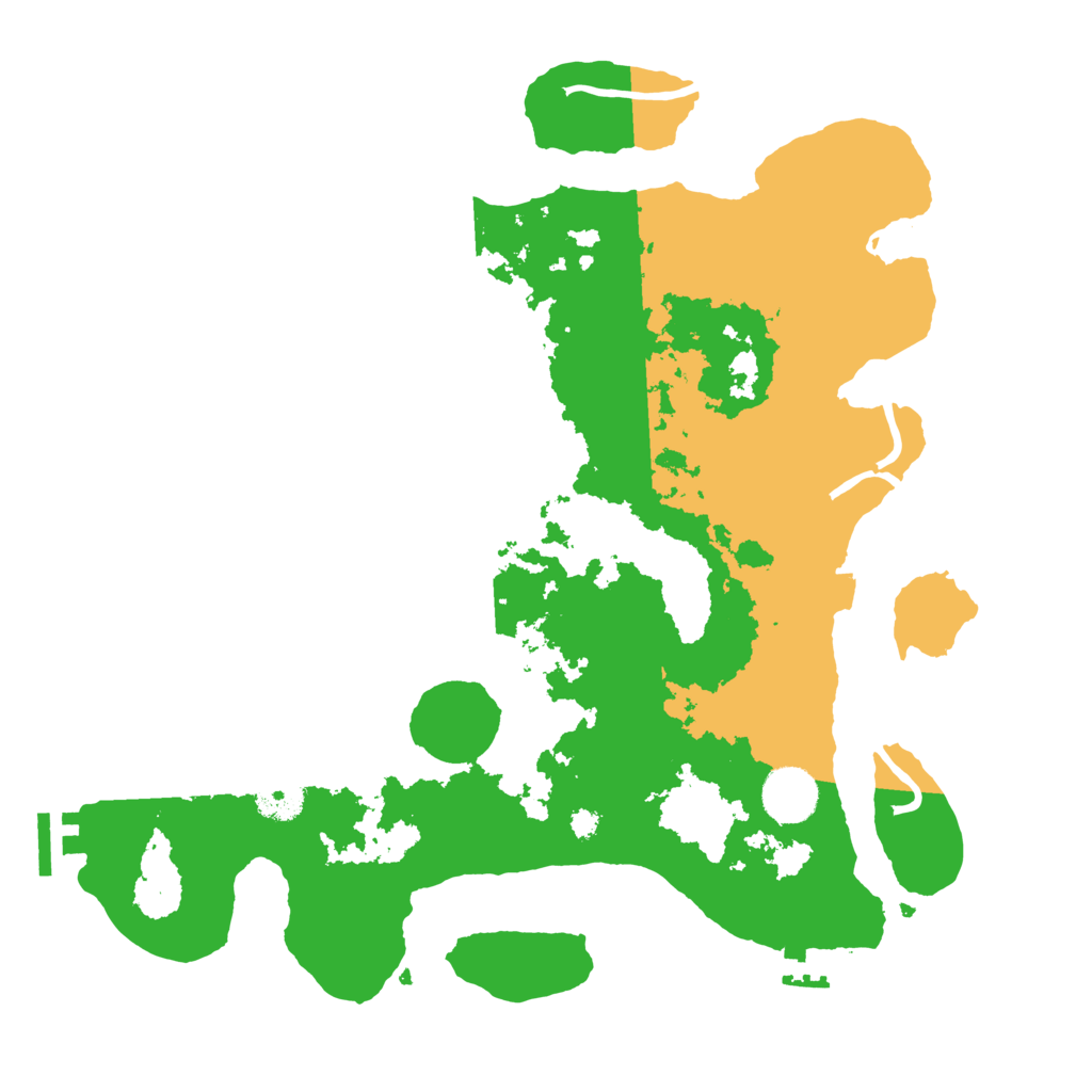 Biome Rust Map: Procedural Map, Size: 3500, Seed: 81501076