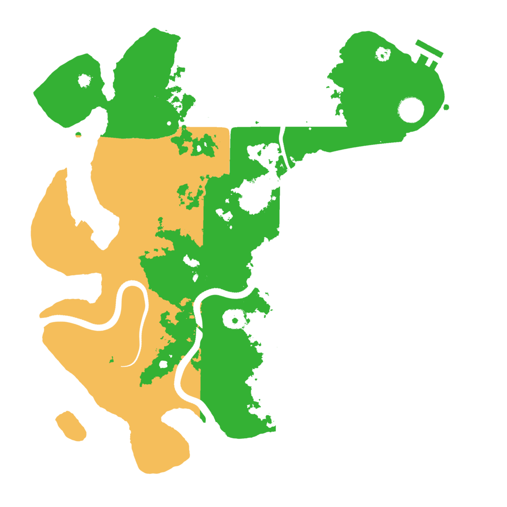 Biome Rust Map: Procedural Map, Size: 3500, Seed: 1129548340