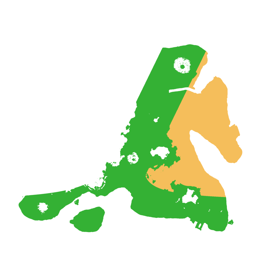 Biome Rust Map: Procedural Map, Size: 2500, Seed: 9783246