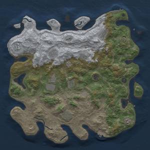 Thumbnail Rust Map: Procedural Map, Size: 4250, Seed: 287466139, 18 Monuments