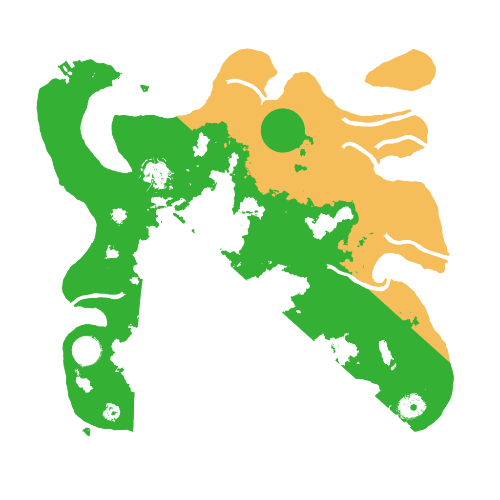 Biome Rust Map: Procedural Map, Size: 3000, Seed: 20007