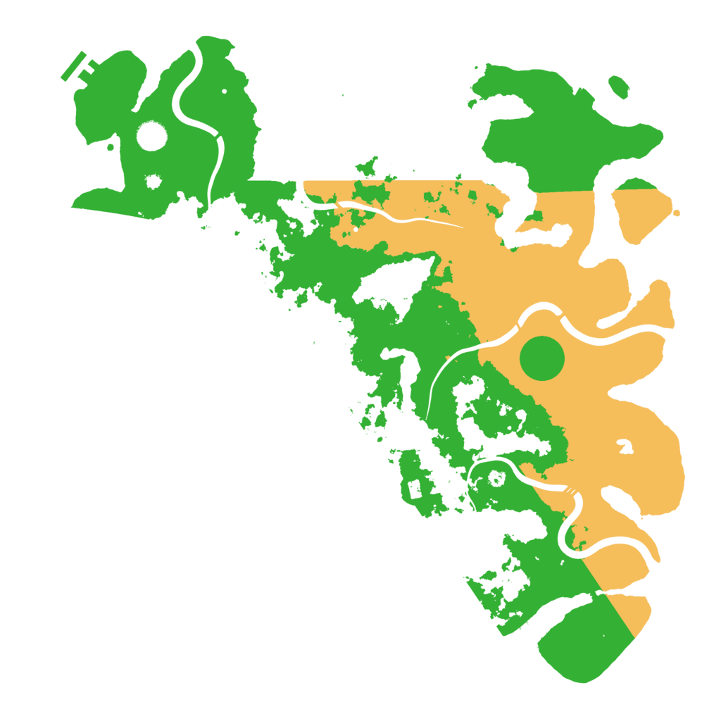 Biome Rust Map: Procedural Map, Size: 4250, Seed: 376231291
