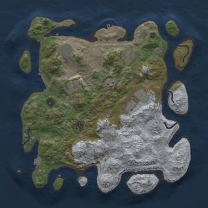 Thumbnail Rust Map: Procedural Map, Size: 3750, Seed: 788454845, 17 Monuments