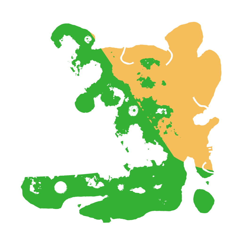 Biome Rust Map: Procedural Map, Size: 3500, Seed: 1379081669