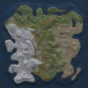 Thumbnail Rust Map: Procedural Map, Size: 4250, Seed: 1380410584, 18 Monuments