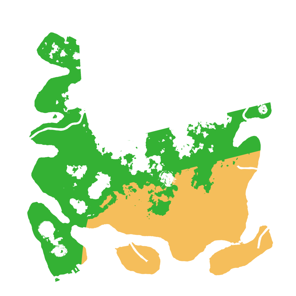 Biome Rust Map: Procedural Map, Size: 3500, Seed: 648807028