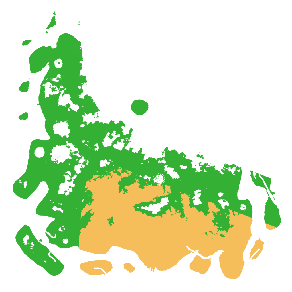 Biome Rust Map: Procedural Map, Size: 5000, Seed: 852976603