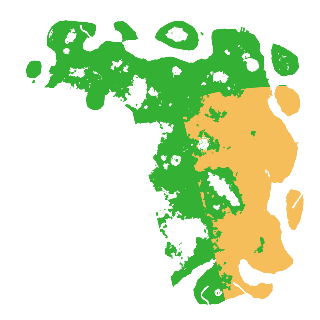 Biome Rust Map: Procedural Map, Size: 4600, Seed: 873249762