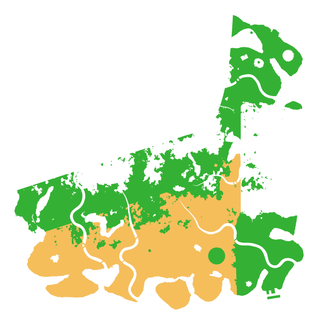 Biome Rust Map: Procedural Map, Size: 5000, Seed: 1514905294