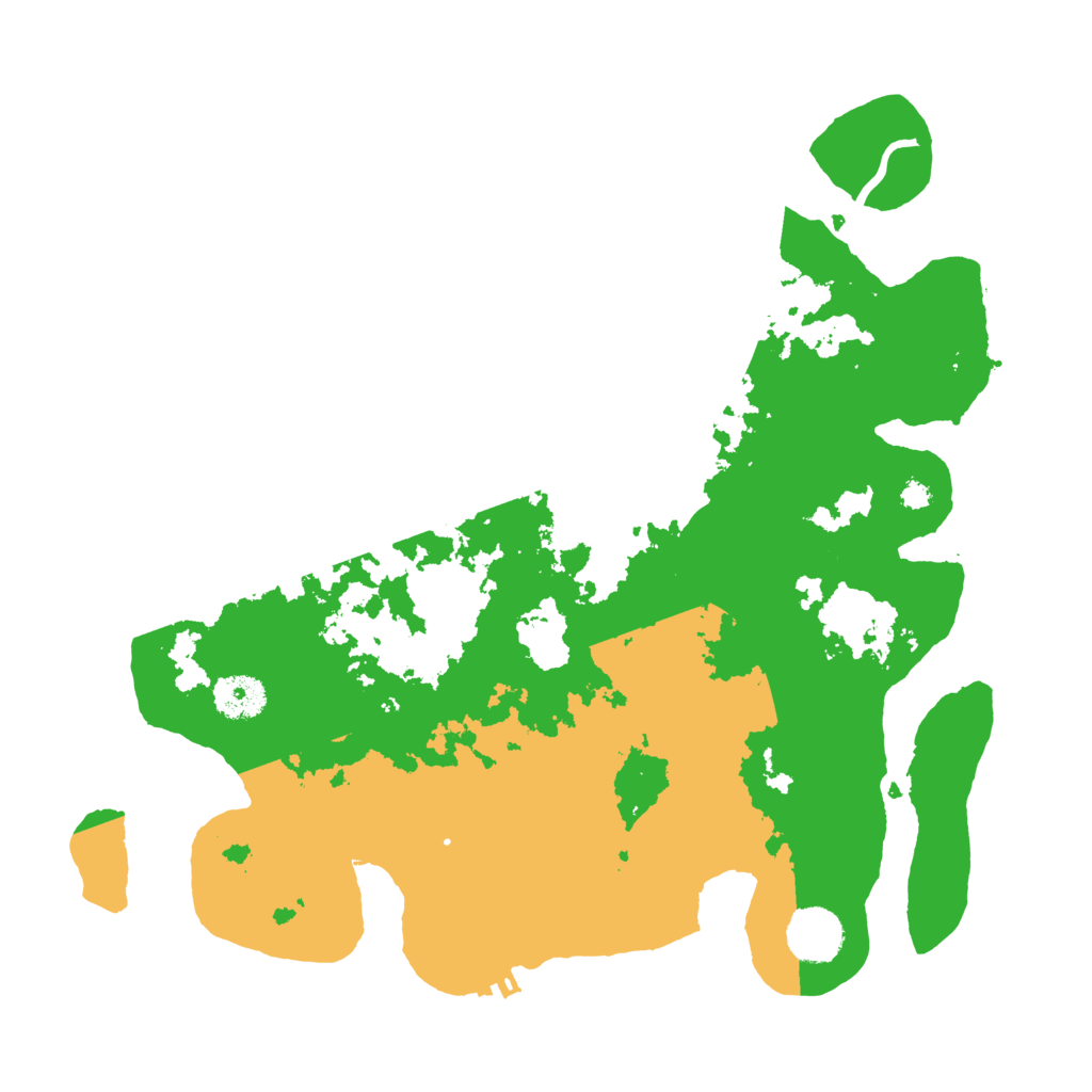 Biome Rust Map: Procedural Map, Size: 3500, Seed: 1614190783