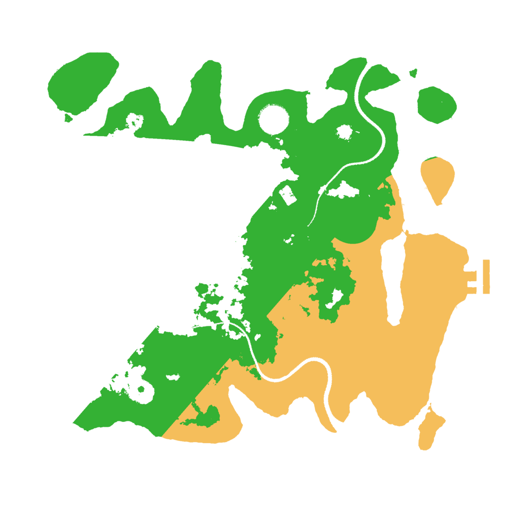 Biome Rust Map: Procedural Map, Size: 3000, Seed: 190351298