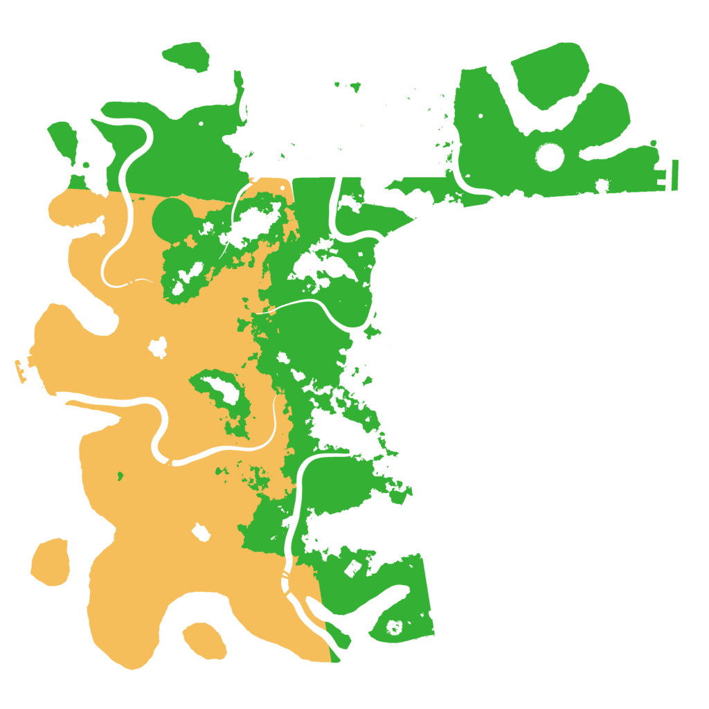 Biome Rust Map: Procedural Map, Size: 4500, Seed: 346327743