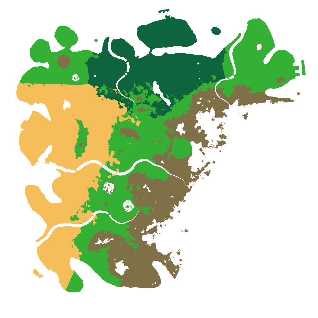 Biome Rust Map: Procedural Map, Size: 4250, Seed: 141437871