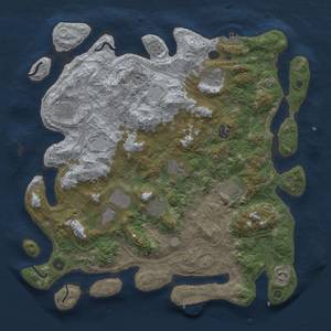 Thumbnail Rust Map: Procedural Map, Size: 4250, Seed: 469621411, 16 Monuments