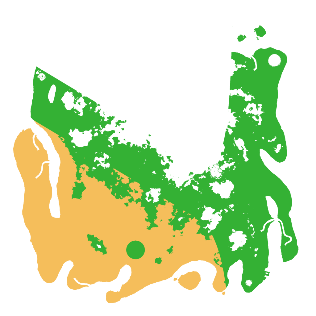 Biome Rust Map: Procedural Map, Size: 4500, Seed: 58964541