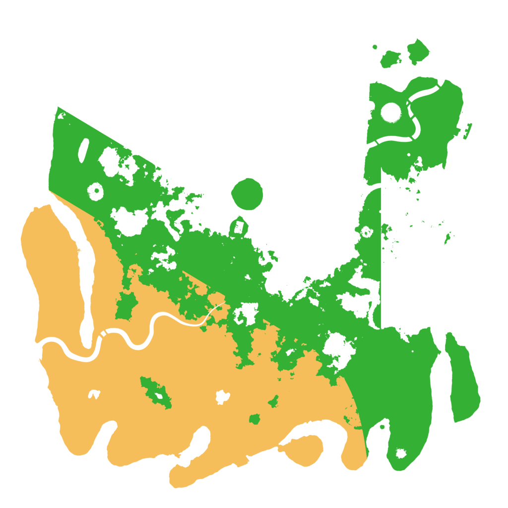 Biome Rust Map: Procedural Map, Size: 4500, Seed: 58964541