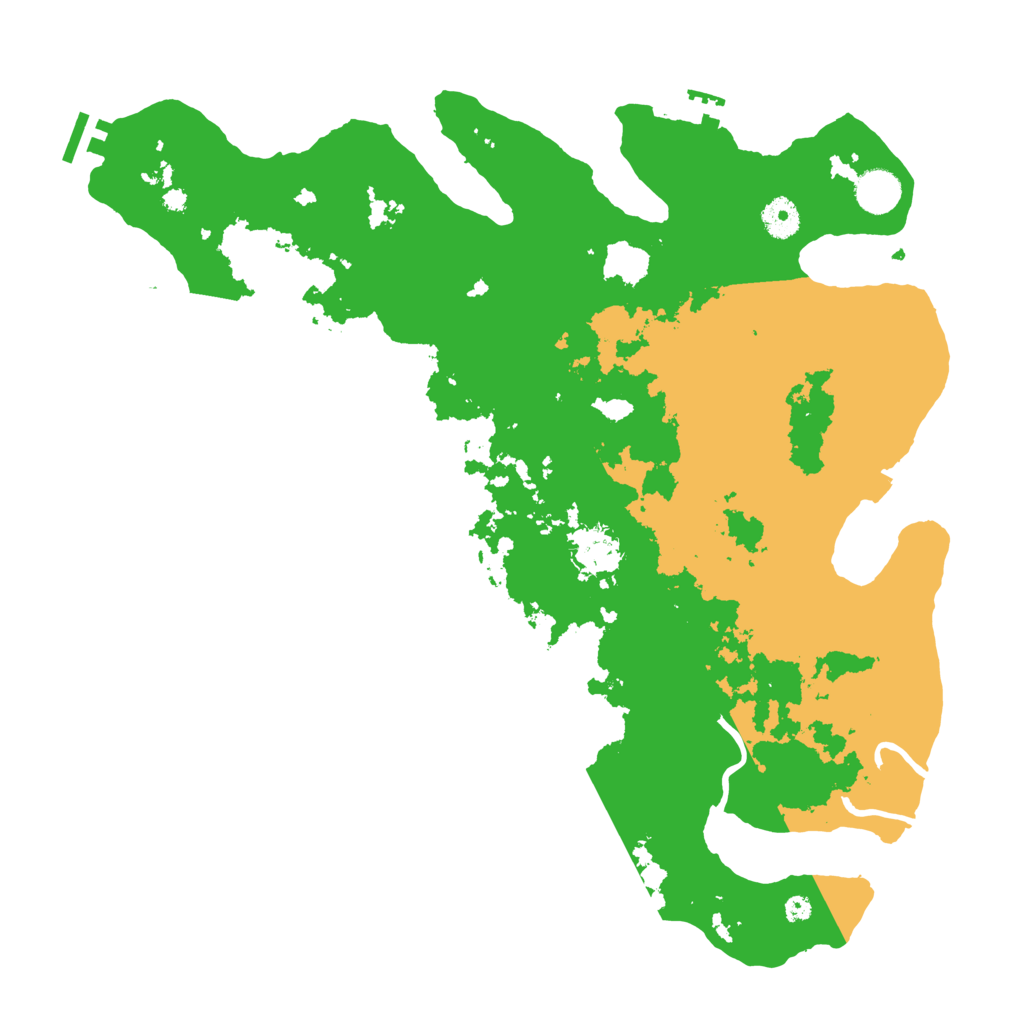 Biome Rust Map: Procedural Map, Size: 4000, Seed: 990228
