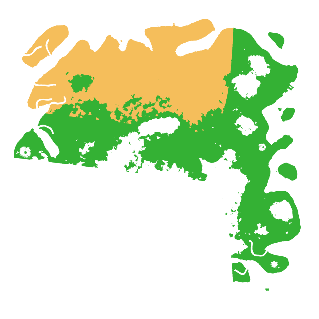 Biome Rust Map: Procedural Map, Size: 4500, Seed: 418449859