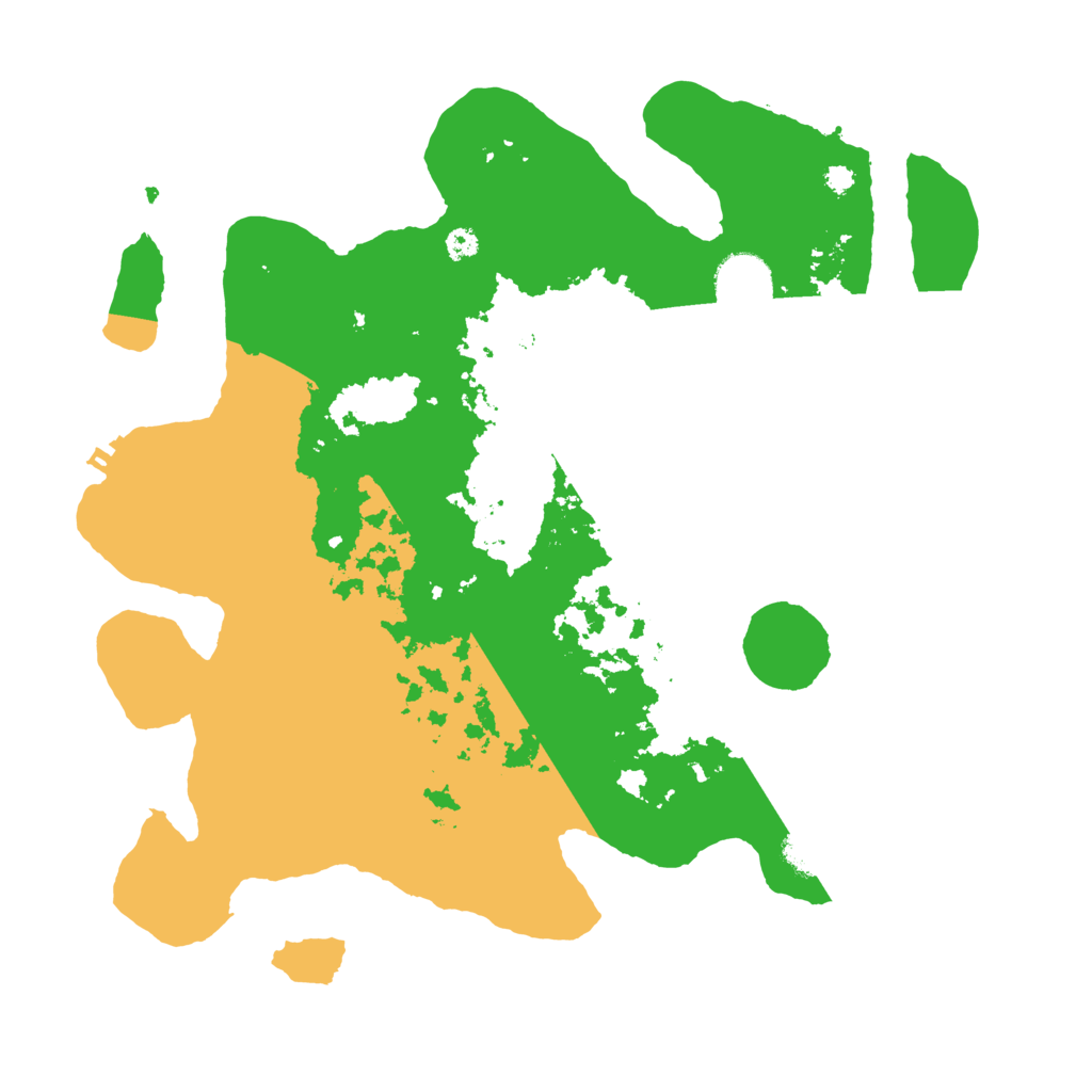 Biome Rust Map: Procedural Map, Size: 3500, Seed: 118899954
