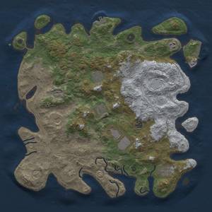 Thumbnail Rust Map: Procedural Map, Size: 4250, Seed: 1393123308, 18 Monuments