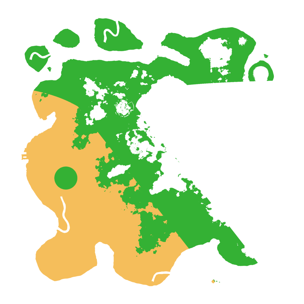 Biome Rust Map: Procedural Map, Size: 3500, Seed: 900503739