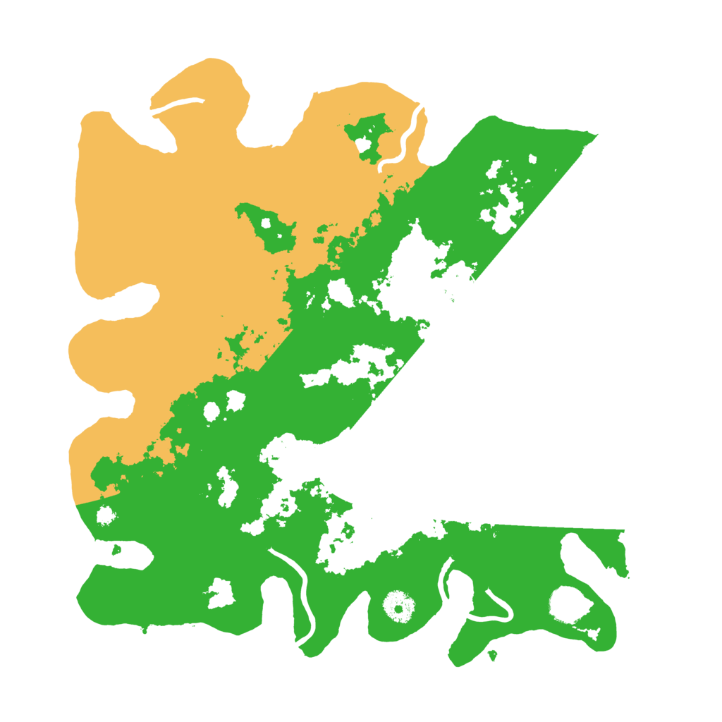 Biome Rust Map: Procedural Map, Size: 3500, Seed: 1111441479