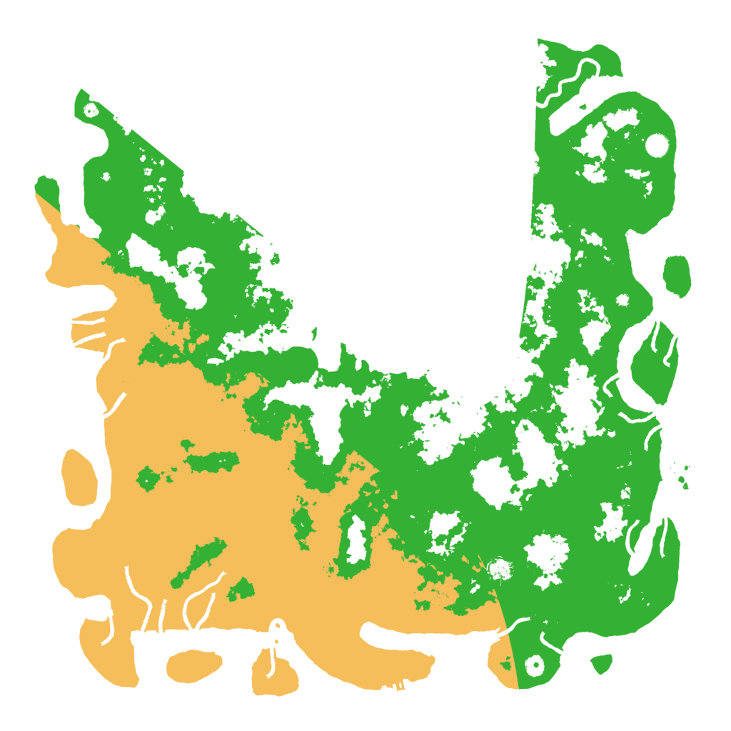 Biome Rust Map: Procedural Map, Size: 5500, Seed: 12570