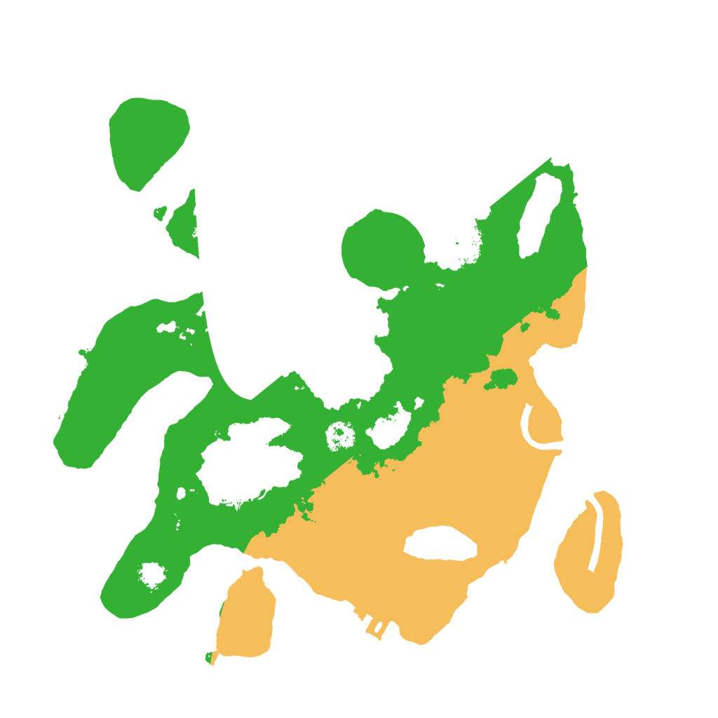 Biome Rust Map: Procedural Map, Size: 2500, Seed: 894404533