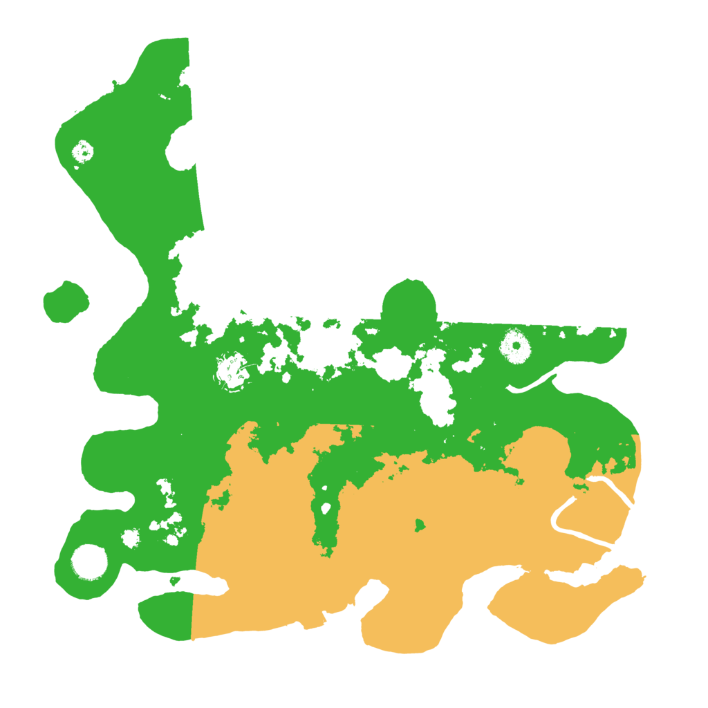 Biome Rust Map: Procedural Map, Size: 3500, Seed: 199186229