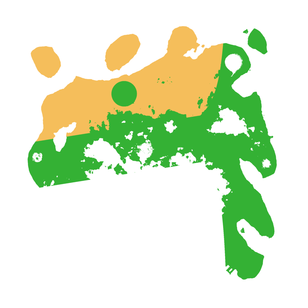 Biome Rust Map: Procedural Map, Size: 3200, Seed: 169384820