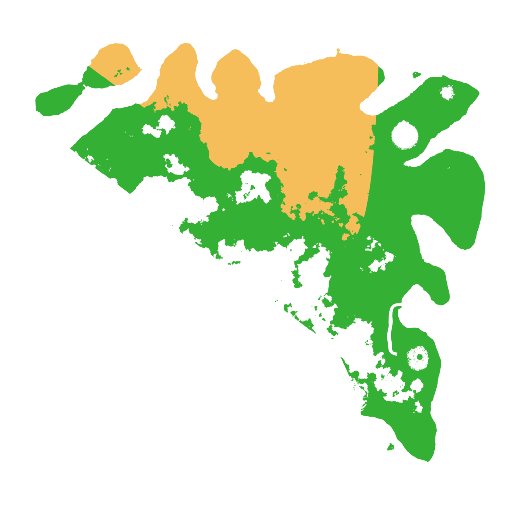 Biome Rust Map: Procedural Map, Size: 3500, Seed: 633419493