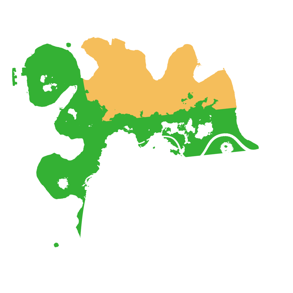 Biome Rust Map: Procedural Map, Size: 2500, Seed: 890110794