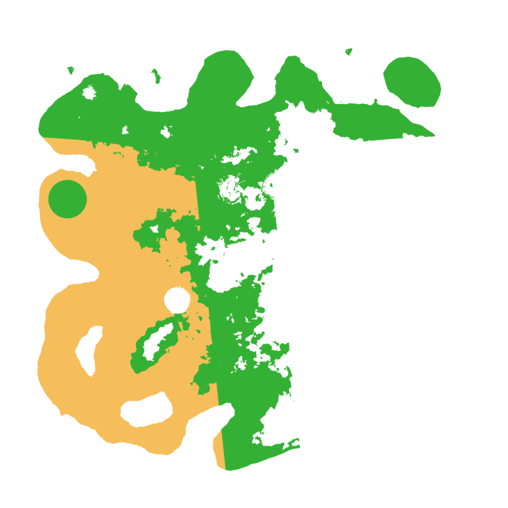 Biome Rust Map: Procedural Map, Size: 3500, Seed: 384726465