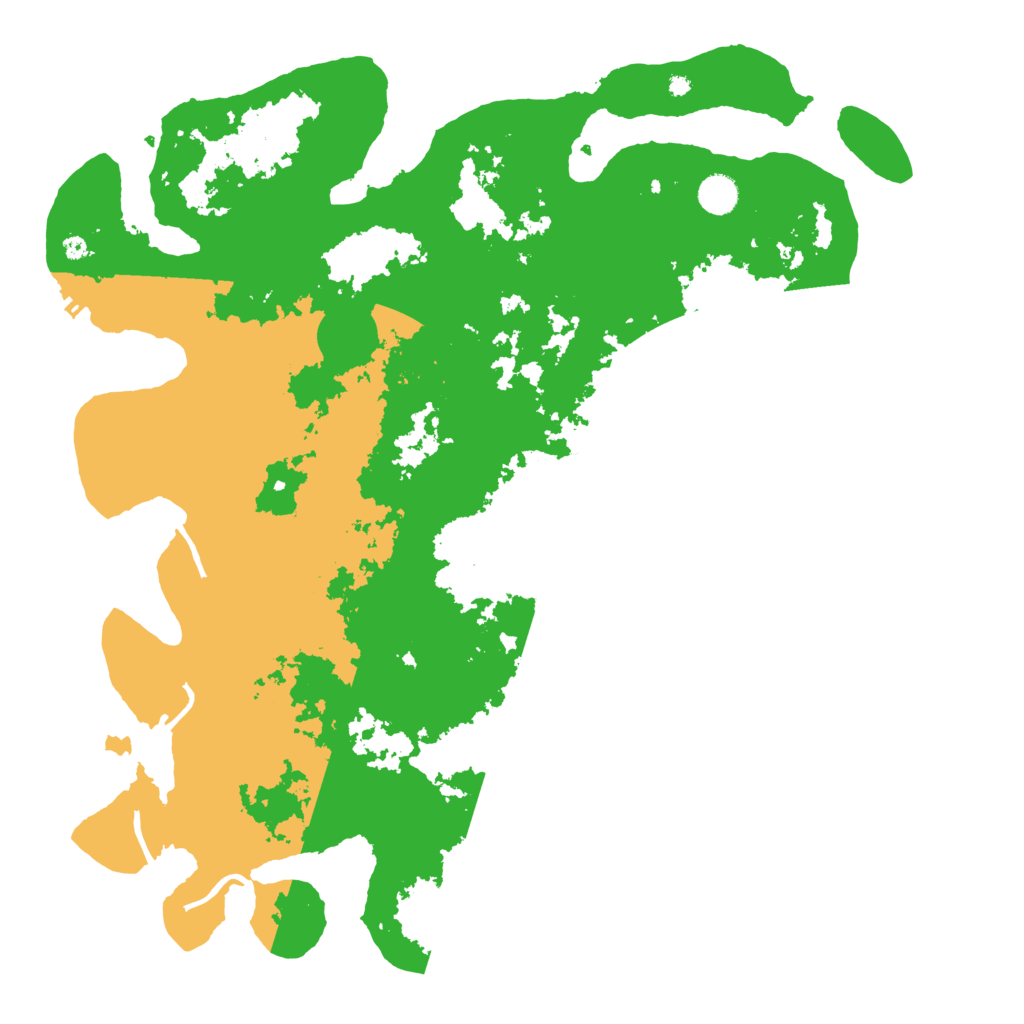 Biome Rust Map: Procedural Map, Size: 4500, Seed: 6542