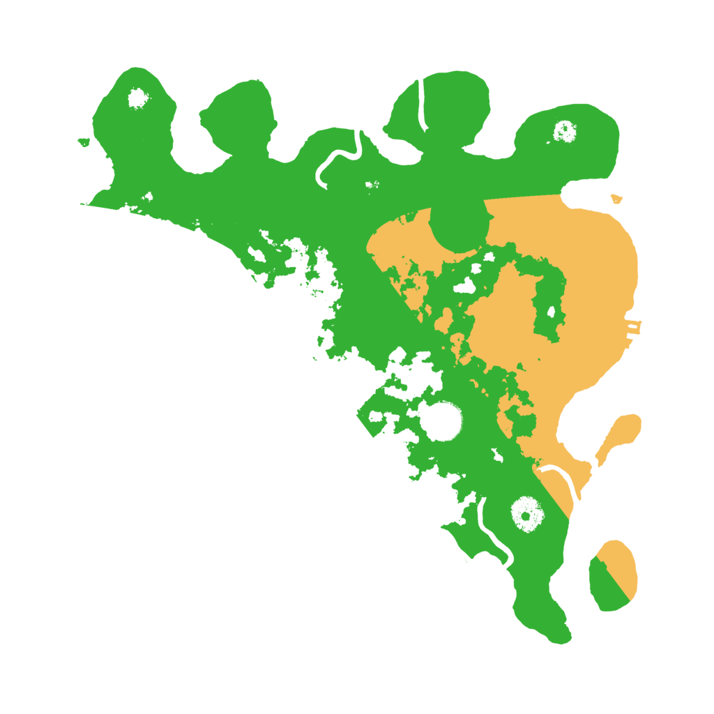 Biome Rust Map: Procedural Map, Size: 3250, Seed: 29002