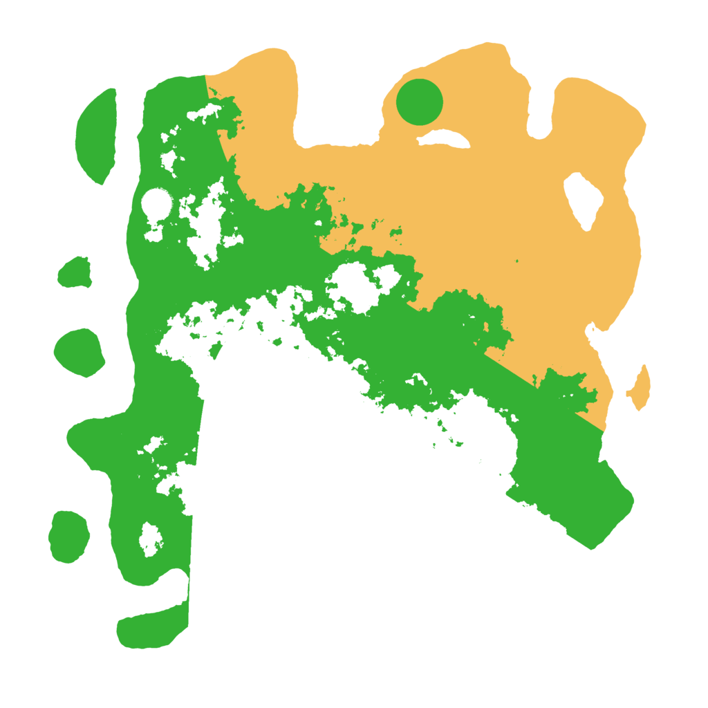 Biome Rust Map: Barren, Size: 4000, Seed: 61153005