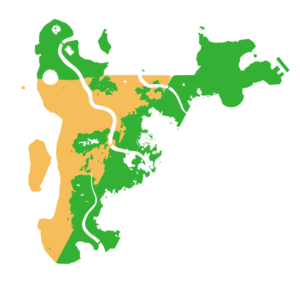 Biome Rust Map: Procedural Map, Size: 3500, Seed: 420073713