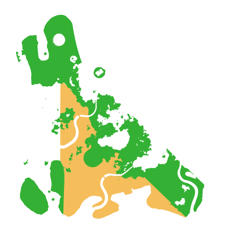 Biome Rust Map: Procedural Map, Size: 3500, Seed: 3535668