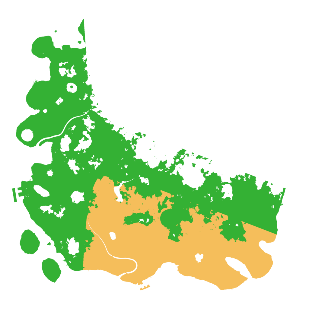 Biome Rust Map: Procedural Map, Size: 4500, Seed: 1465844674