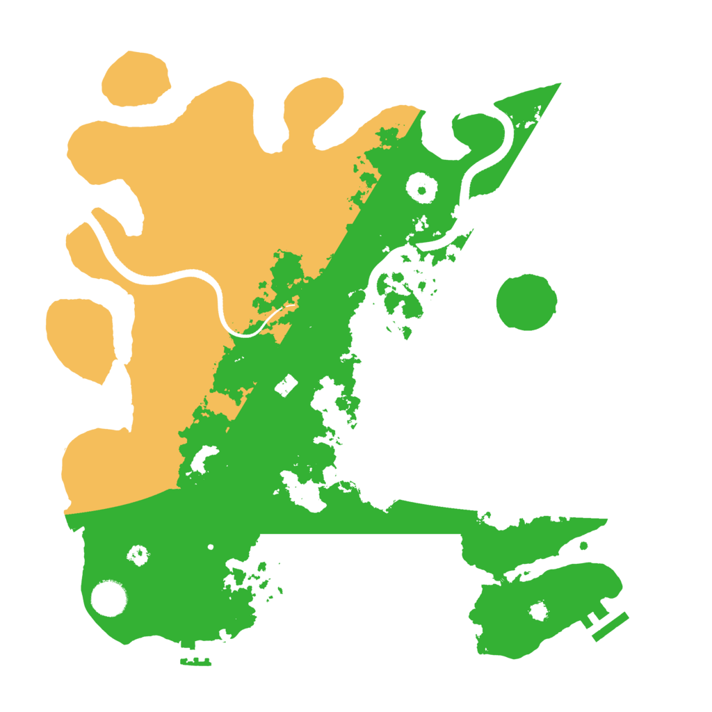 Biome Rust Map: Procedural Map, Size: 3500, Seed: 18686675
