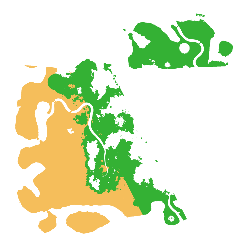Biome Rust Map: Procedural Map, Size: 4250, Seed: 443441628