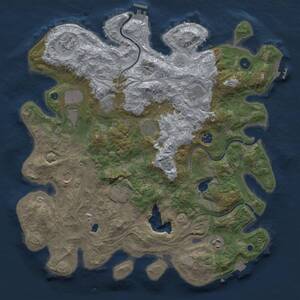 Thumbnail Rust Map: Procedural Map, Size: 4250, Seed: 1631290212, 16 Monuments