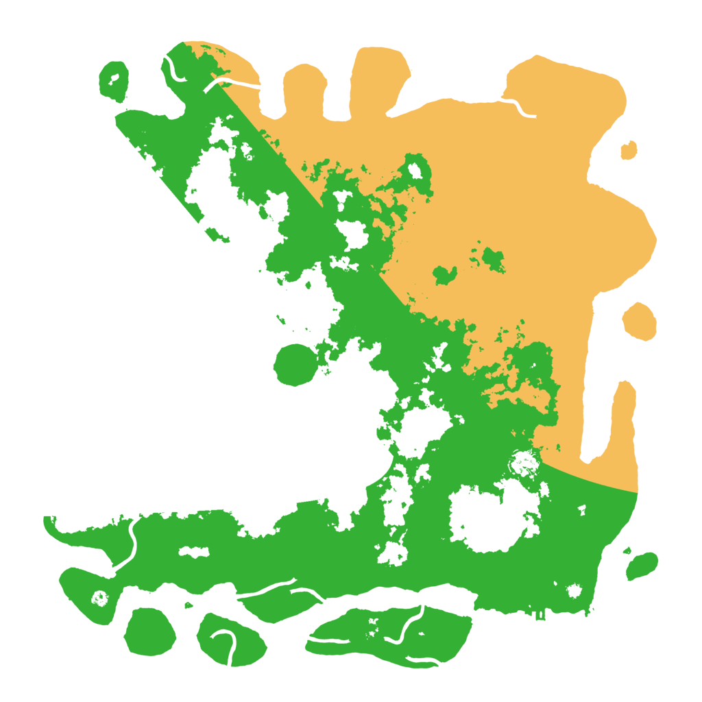 Biome Rust Map: Procedural Map, Size: 4500, Seed: 80809036