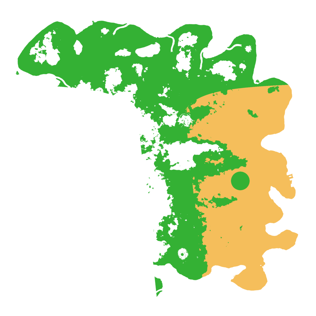 Biome Rust Map: Procedural Map, Size: 4500, Seed: 140665502
