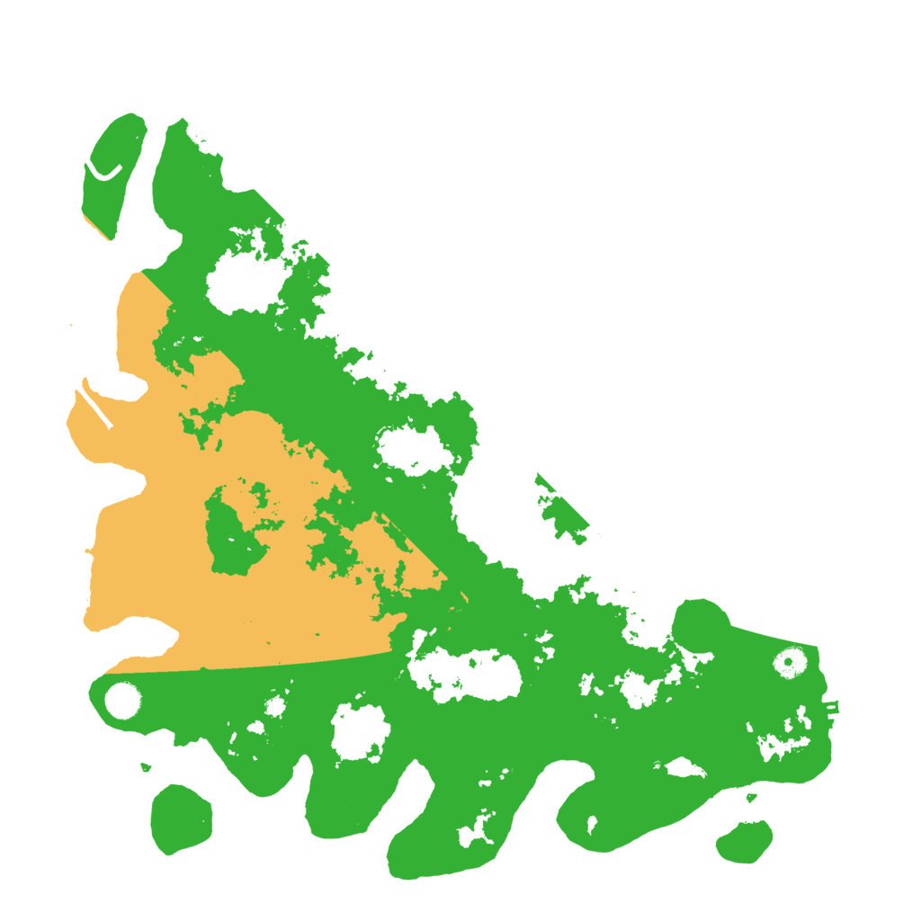 Biome Rust Map: Procedural Map, Size: 4500, Seed: 875458